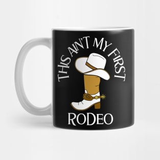 WHITE Cowboy Boot Cowboy Hat Mug